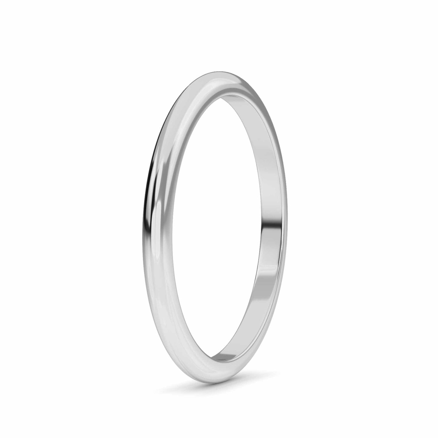 White Diamond Classic Solitaire Bridal Set Engagement Ring - Tania