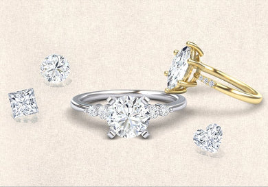 Lab grown diamond jewelry