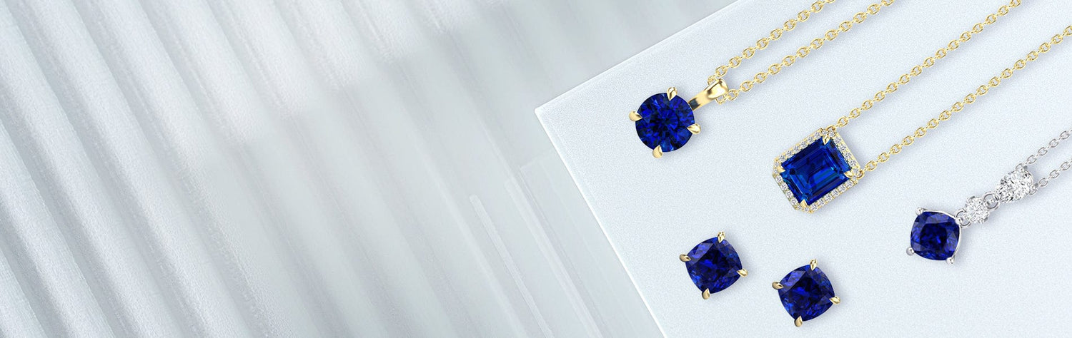 Lab Grown Sapphire Jewelry