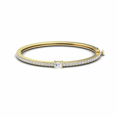 Diamond Fancy Bangle Bracelet - Amandine