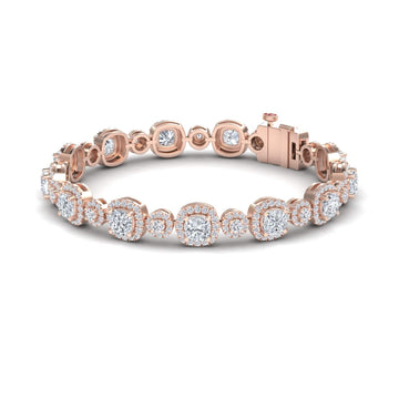 Lab Grown White Diamond Tennis Bracelet - Erina