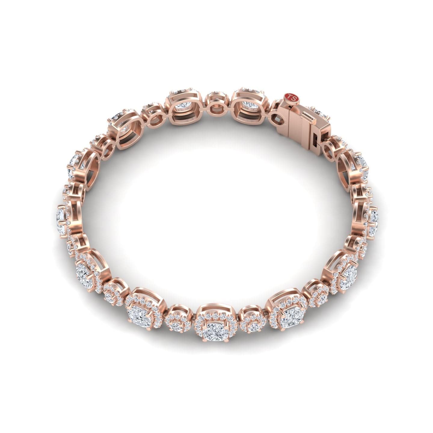 Lab Grown White Diamond Tennis Bracelet - Erina