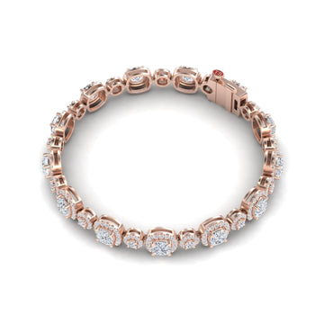 Lab Grown White Diamond Tennis Bracelet - Erina