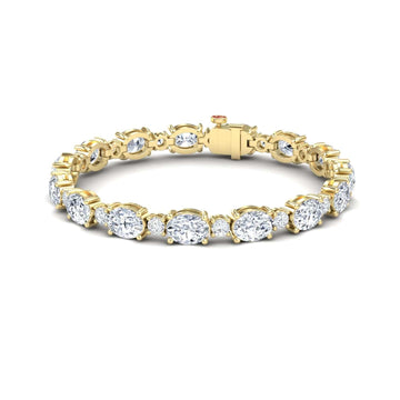 Lab Grown White Diamond Tennis Bracelet - Sylvie