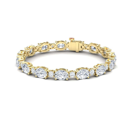 Lab Grown White Diamond Tennis Bracelet - Sylvie