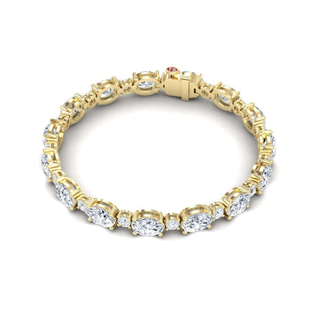 Lab Grown White Diamond Tennis Bracelet - Sylvie