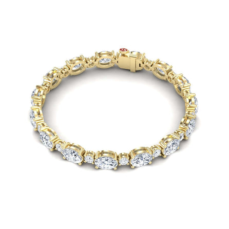 Lab Grown White Diamond Tennis Bracelet - Sylvie