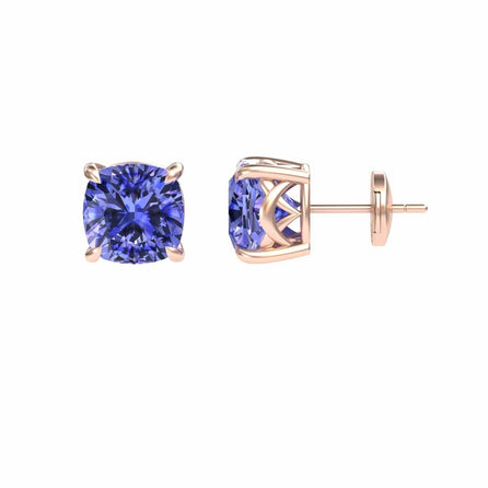 Tanzanite Stud Earrings - Deborah
