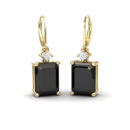 Black Onyx Drop Earrings - Varsha