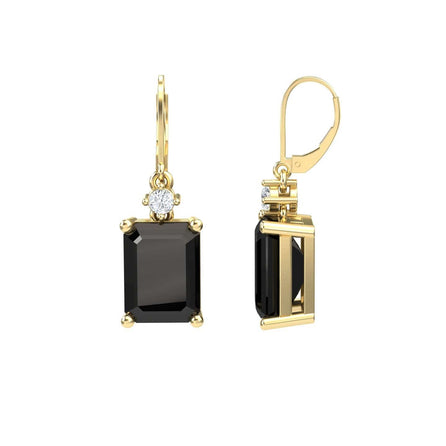 Black Onyx Drop Earrings - Varsha
