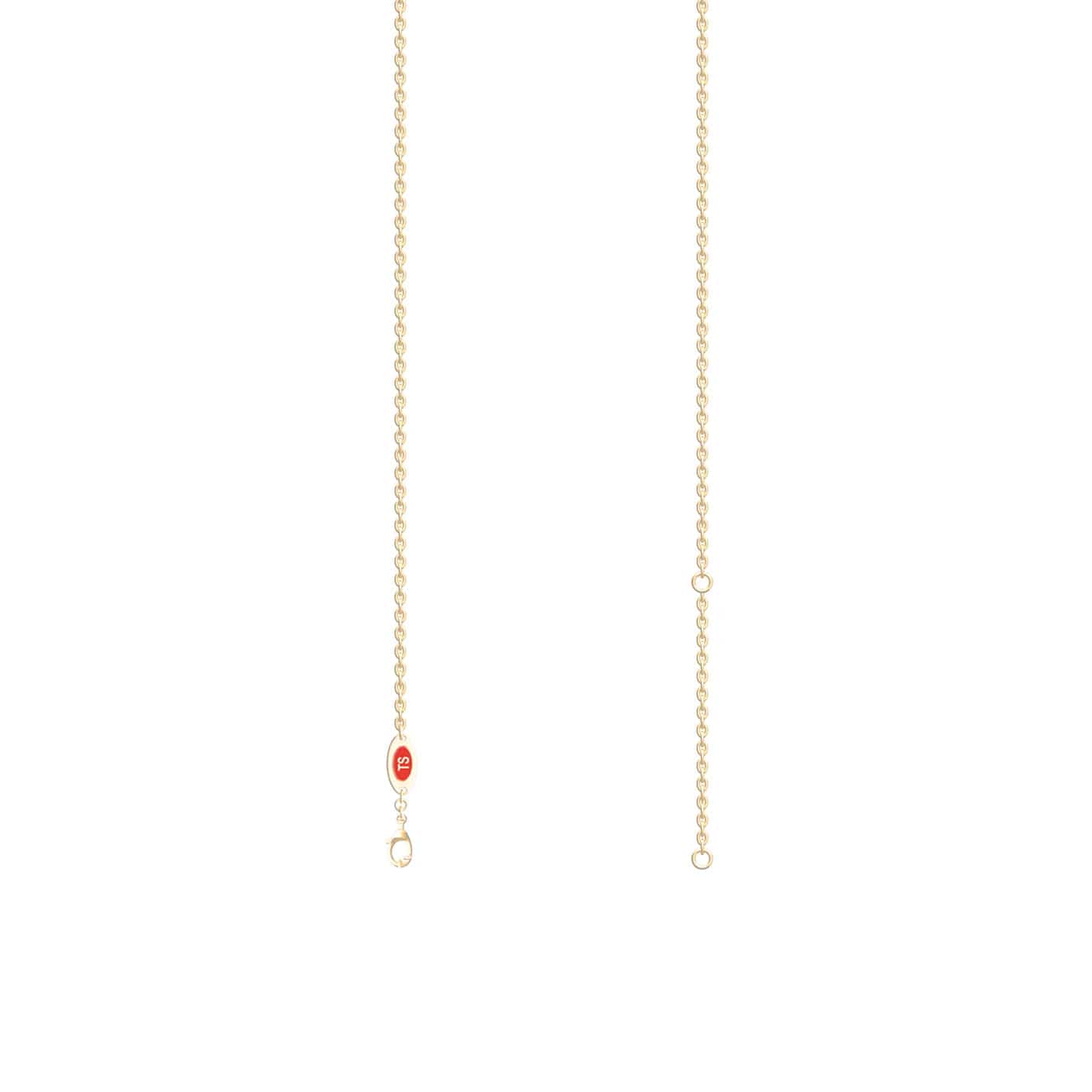 Black Diamond Curved Bar Necklace - Fatimah