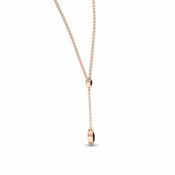 Black Diamond Elegant Drop Necklace - Daniela