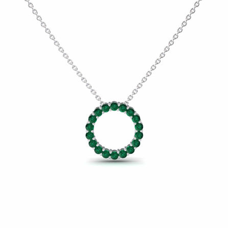 Emerald Circle Necklace - Ivanka