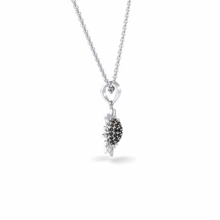 Black Diamond Sunflower Necklace - Haley