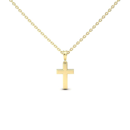 Minimalist Gold Cross Necklace - Delilah