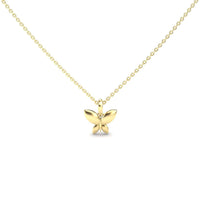 Minimalist Gold Butterfly Charm Necklace - Alessandra