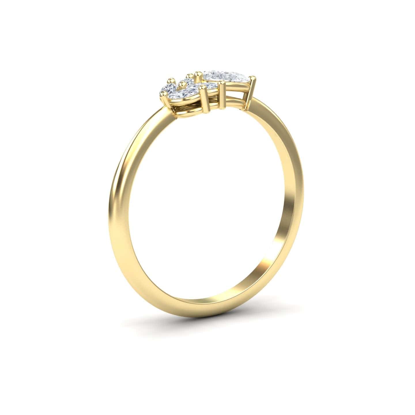 White Diamond Fancy Ring - Julia