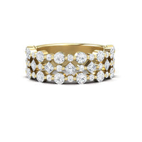 Diamond Lace Band Ring - Victoria