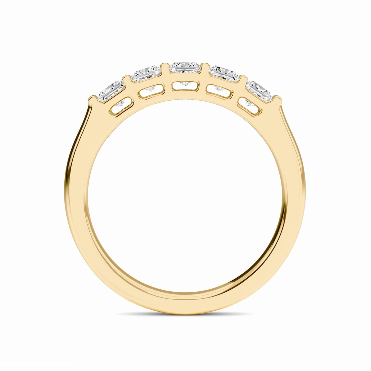 Diamond Bar Set Half Eternity Ring - Sophie