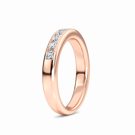 Classic Channel-Set Diamond Band - Ishita