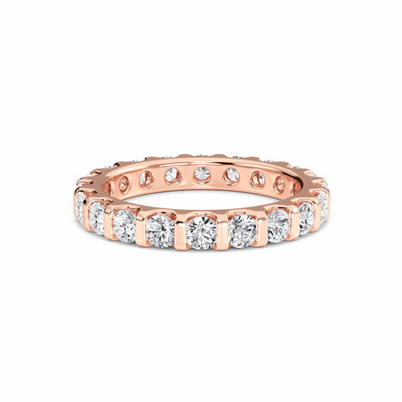 White Diamond Eternity Wedding Band - Vanya