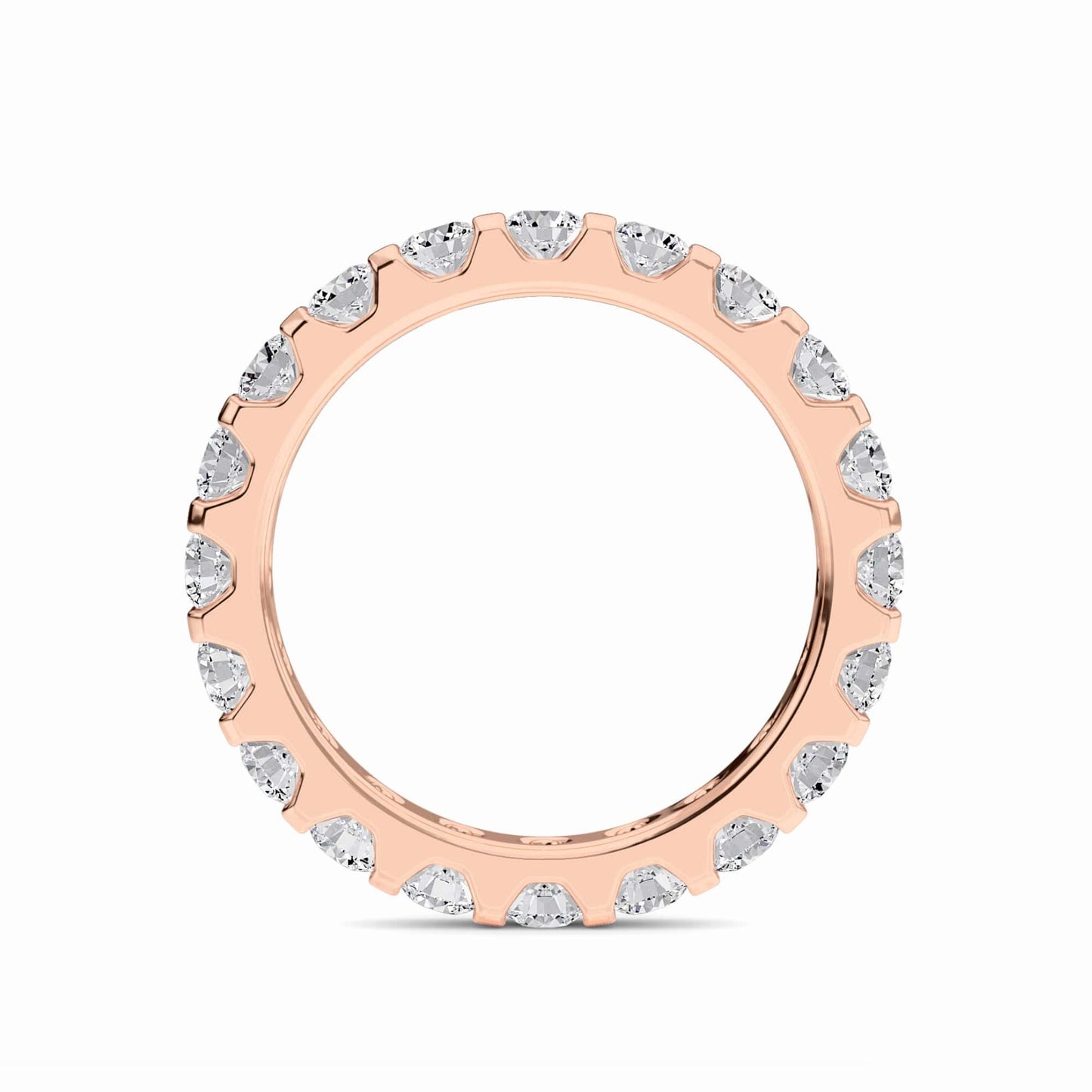 White Diamond Eternity Wedding Band - Vanya