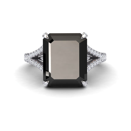 Black Onyx & Diamond Cocktail Ring - Ziya