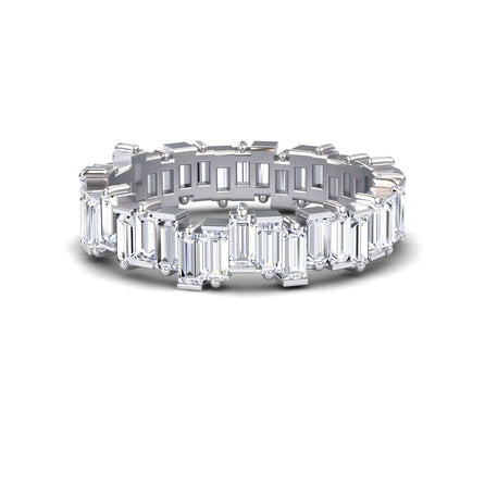 White Diamond Classic Eternity Band - Samantha