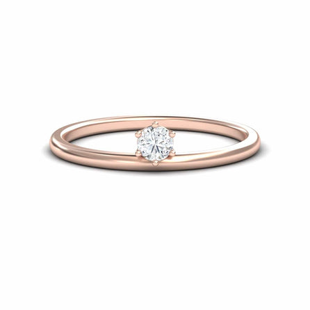 Diamond Solitaire Petite Ring - Faria