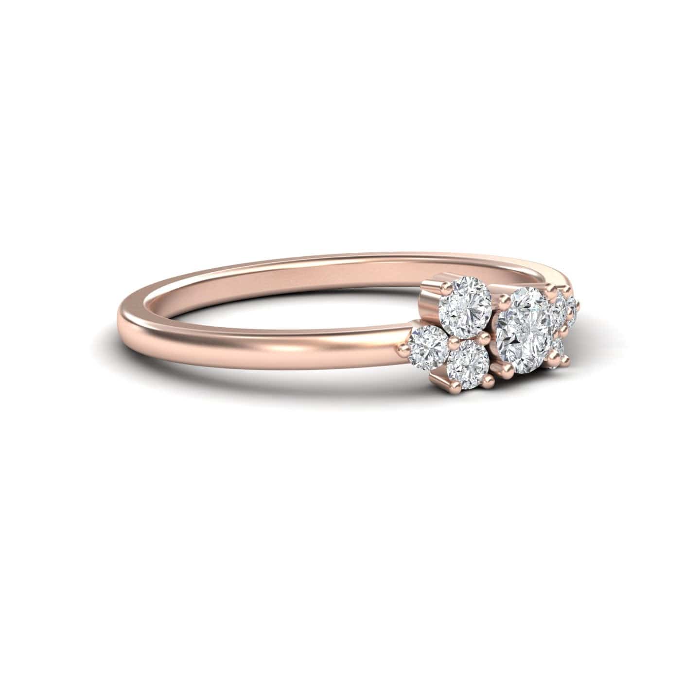 Diamond Cluster Ring - Liana