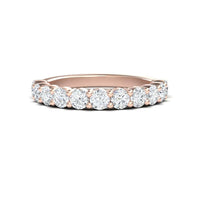 White Diamond Half Eternity Wedding Ring - Parveen