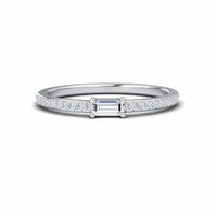 White Diamond Pave Ring - Dia