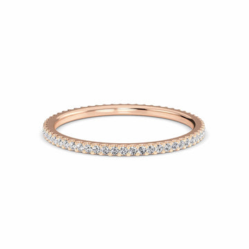 White Diamond Ballad Eternity Ring - Colleen