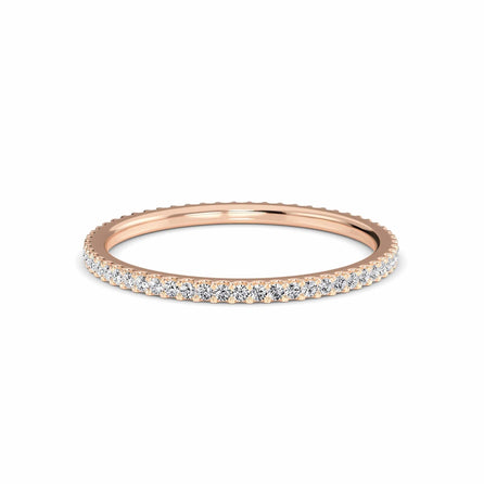 White Diamond Ballad Eternity Ring - Colleen