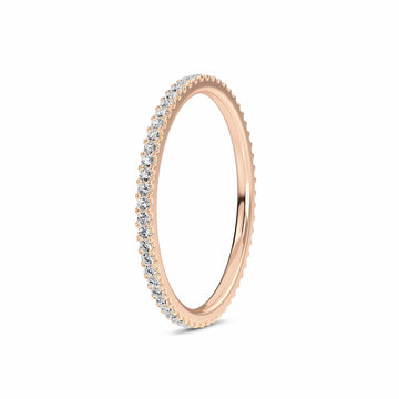 White Diamond Ballad Eternity Ring - Colleen
