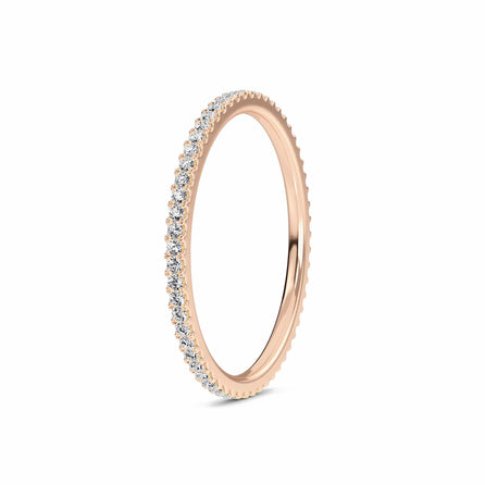 White Diamond Ballad Eternity Ring - Colleen