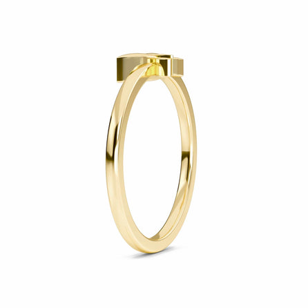 Minimalist Gold Butterfly Ring  - Asmita