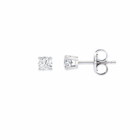 Lab Diamond Earrings - 4 Prong - Krisha