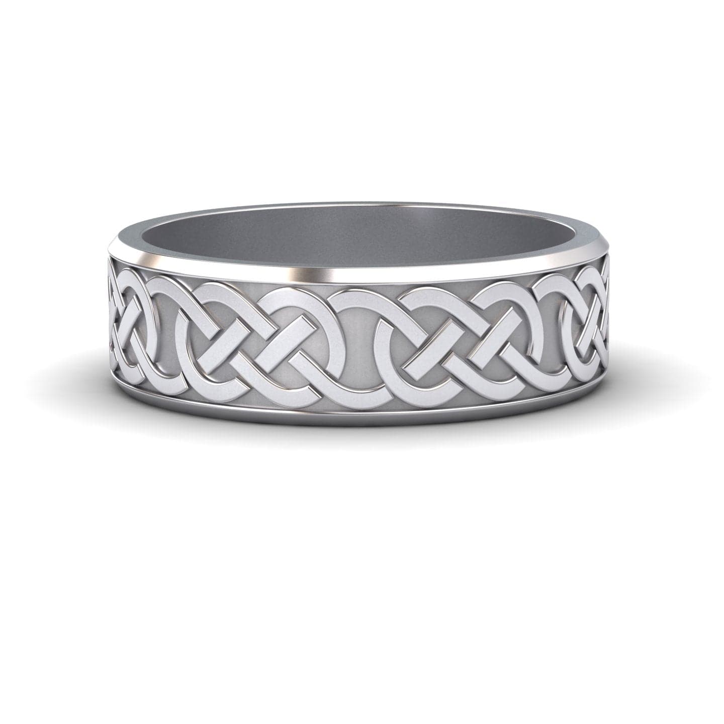 Men’s Celtic Knot Wedding Band - Anika