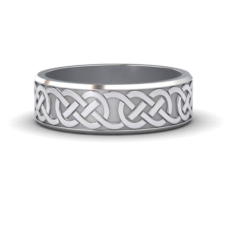 Men’s Celtic Knot Wedding Band - Anika