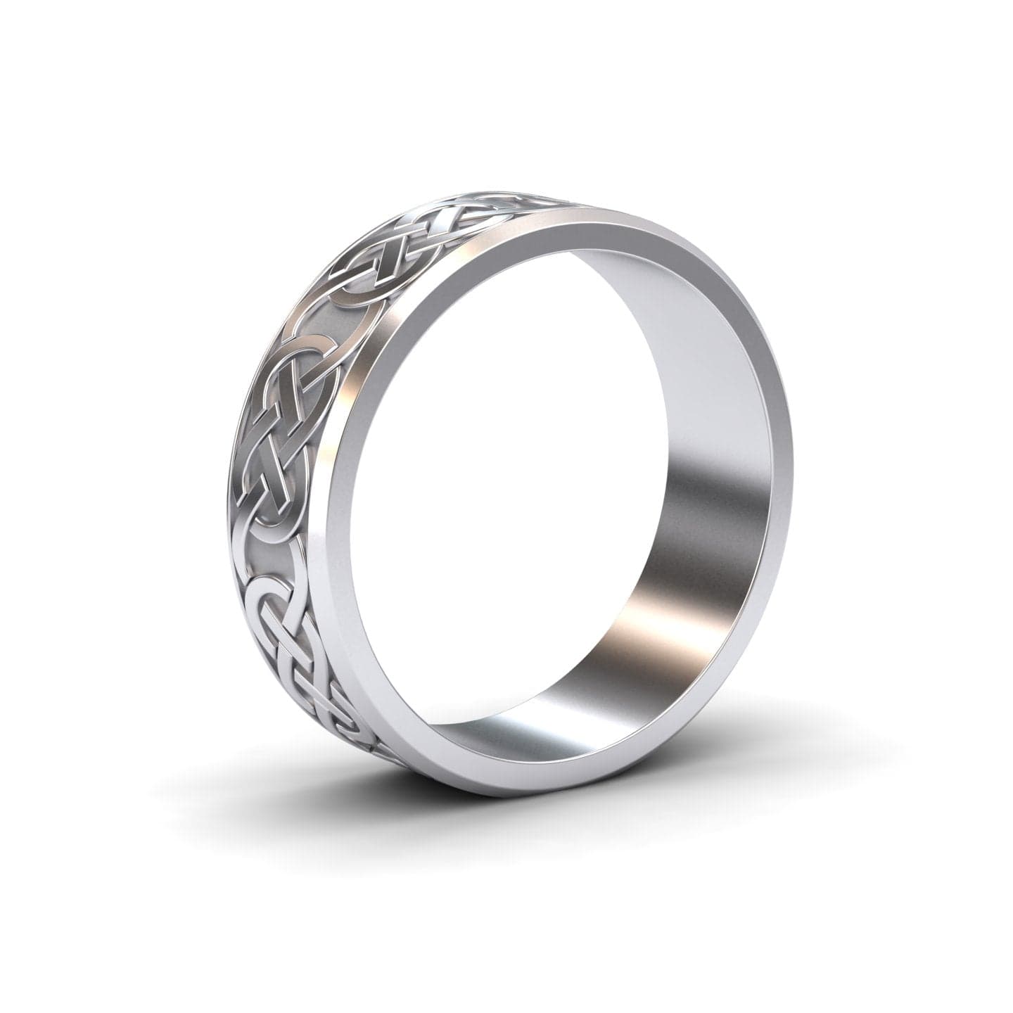 Men’s Celtic Knot Wedding Band - Anika
