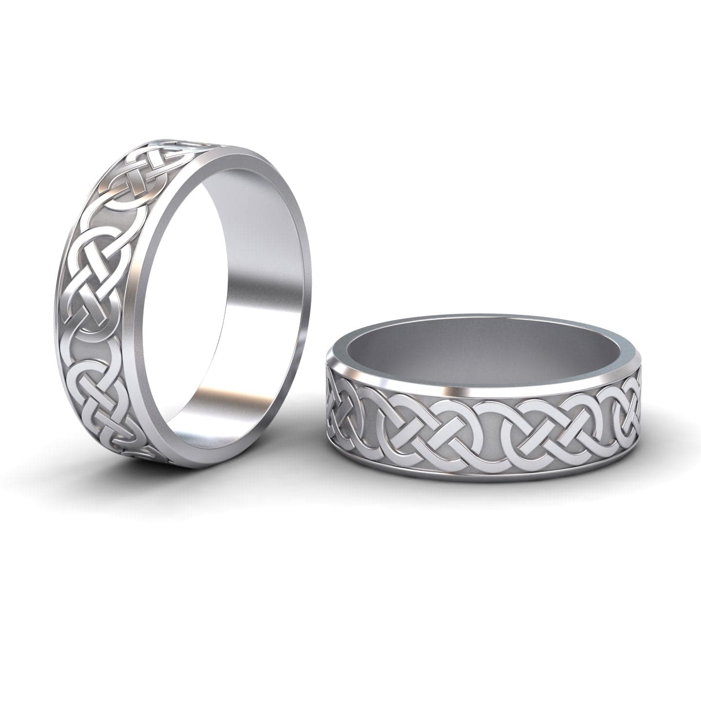 Men’s Celtic Knot Wedding Band - Anika