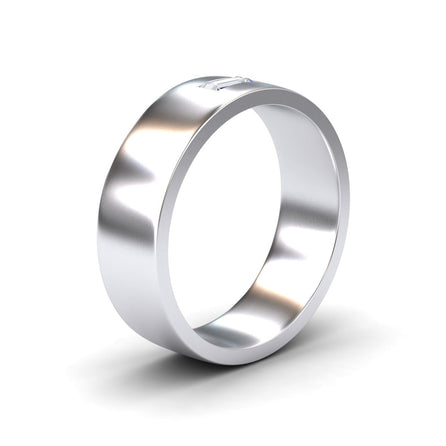 Diamond Solitaire Men’s Band Ring - Nayana