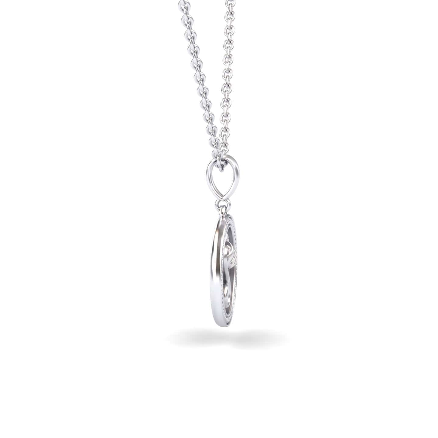 Aquarius Zodiac Medallion Necklace - Constance