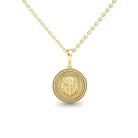Leo Zodiac Medallion Necklace - Susana
