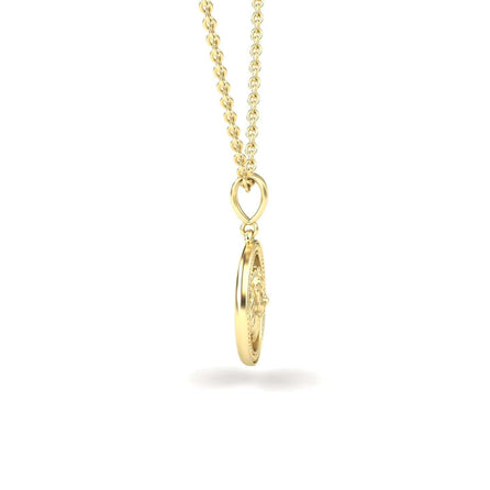 Leo Zodiac Medallion Necklace - Susana