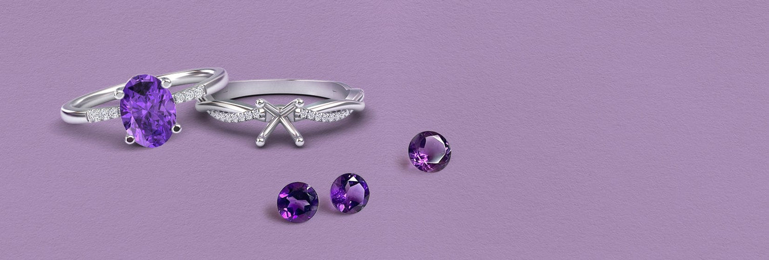 Design Your Own Amethyst Rings