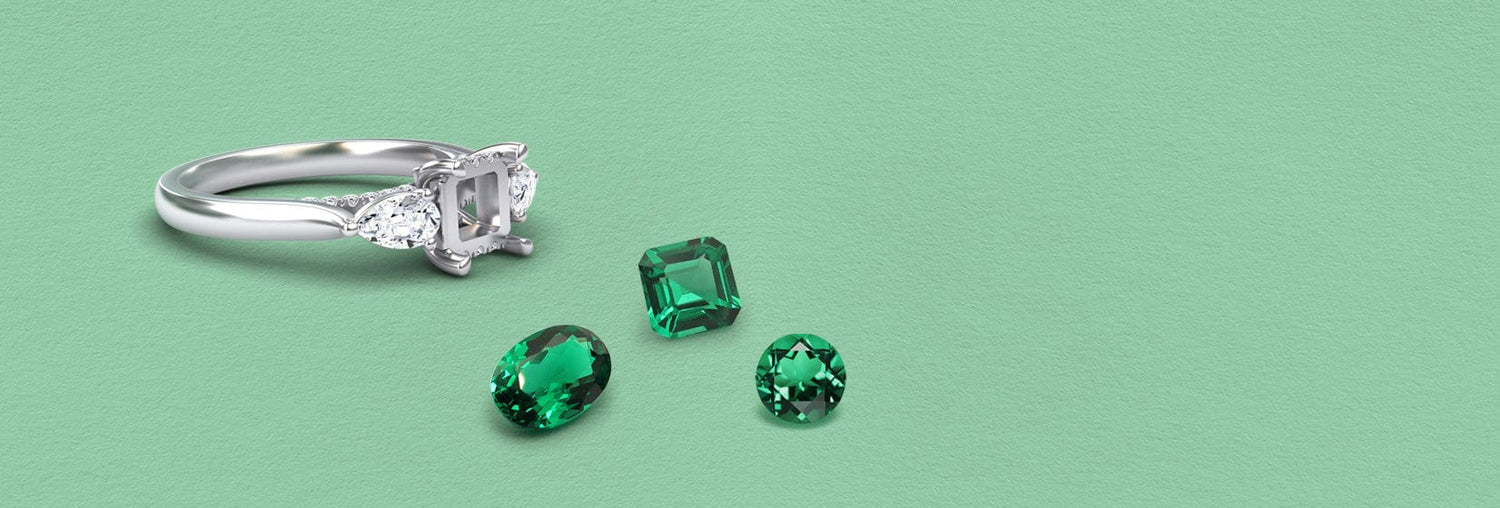 Design Your Own Emerald Rings