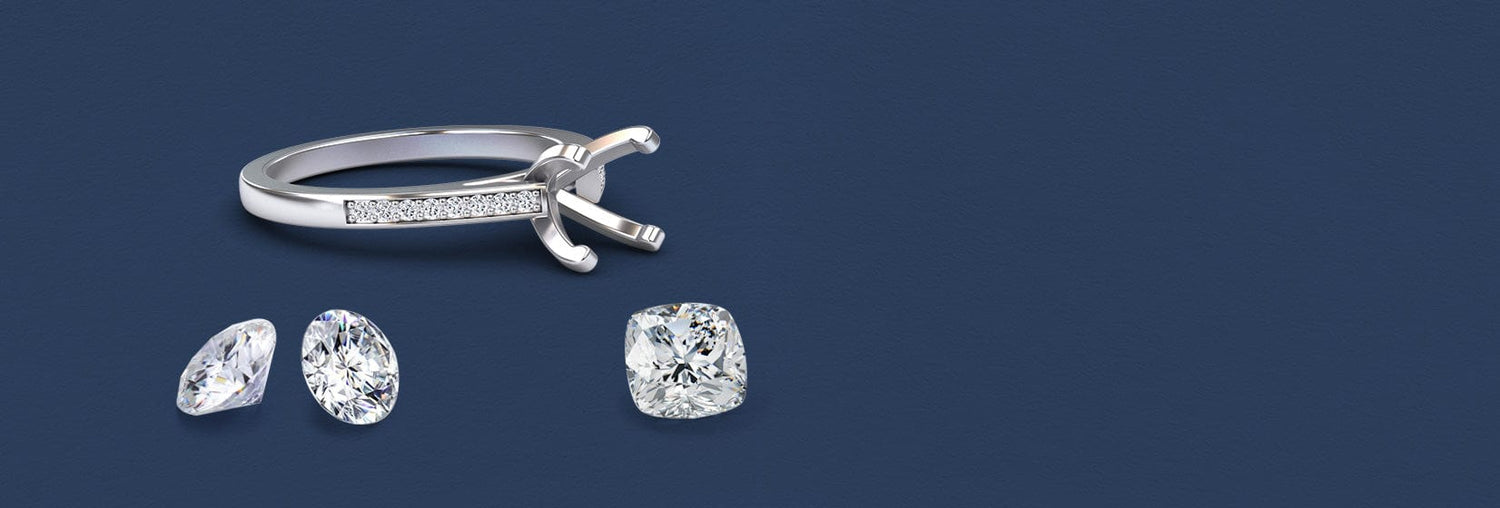 Design Your Own Lab Grown Moissanite Rings