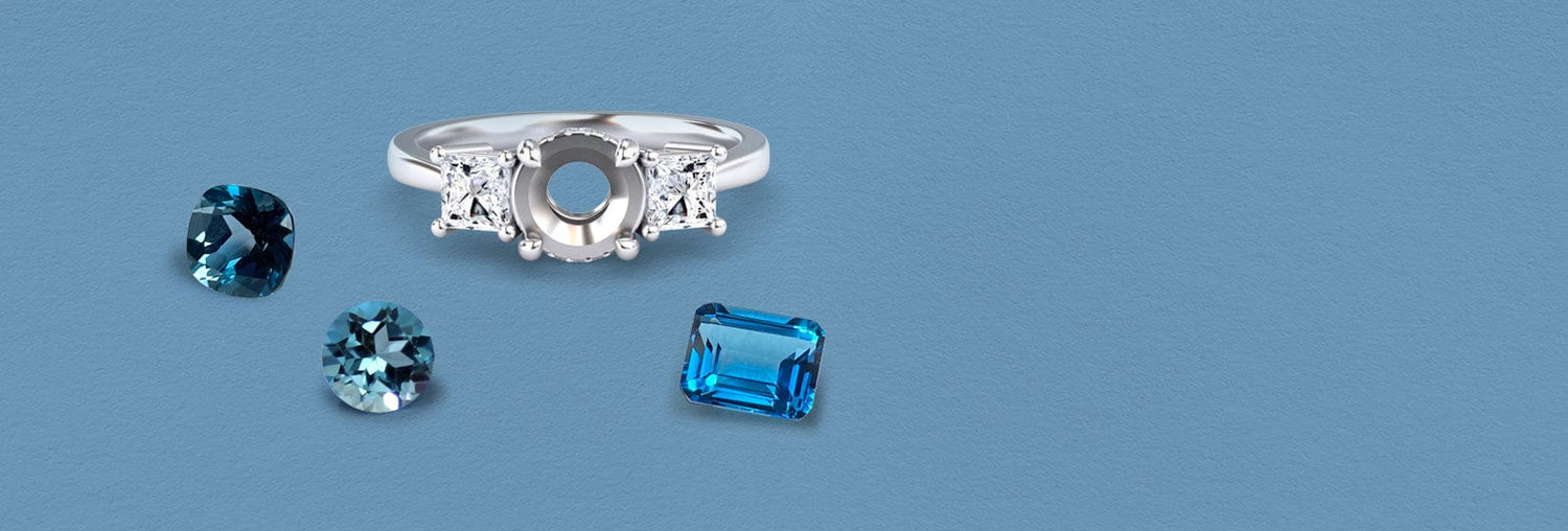 Design Your Own Topaz Rings